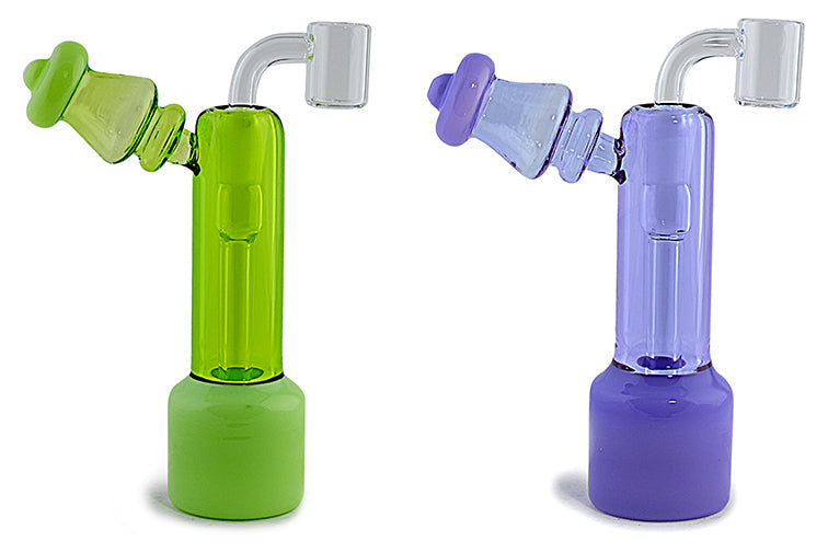 Milky Straight Tube Dab Rig Kit with 14mm Banger