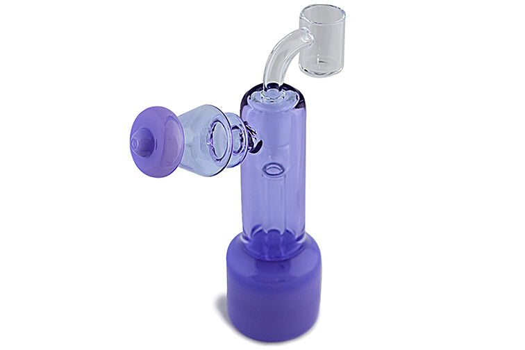 Milky Straight Tube Dab Rig Kit with 14mm Banger