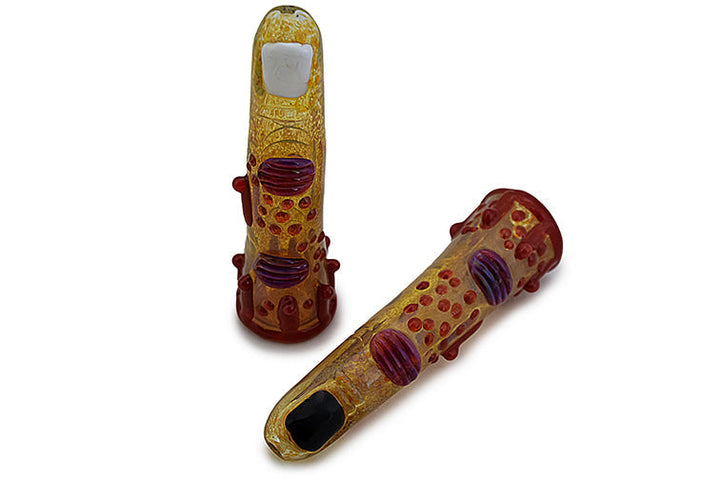 Spooky Finger Glass Hand Pipe with Drips