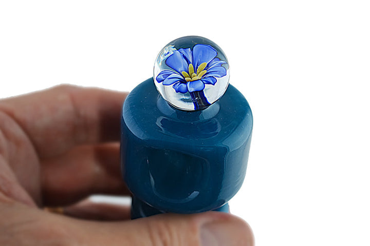 Colorful 3D Flower Glass Hand Pipe