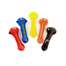 Compact 4.5in Rasta Frit Glass Hand Pipe