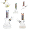 Diamond Pattern 7-Inch Beaker with 14mm Male Bowl
