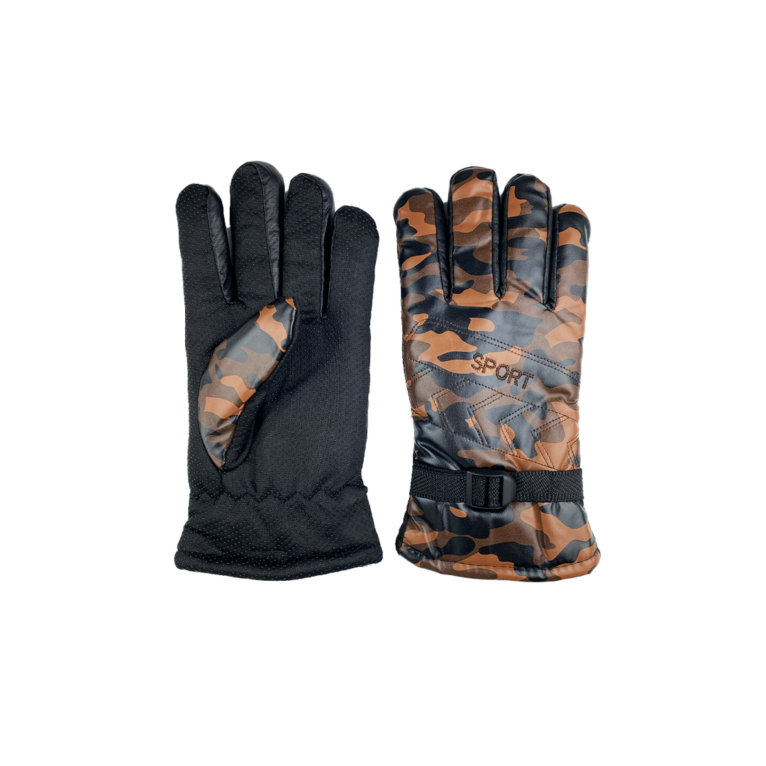 Waterproof Winter Sports Gloves - Non-Slip Leather