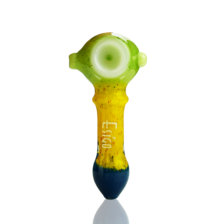Esigo 4.5" Tricolor Frit Glass Spoon Pipe