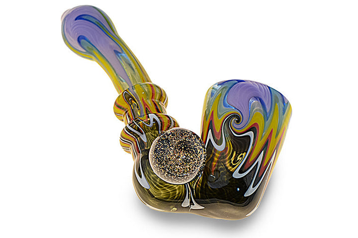 Dichro Swirl Sherlock Glass Pipe