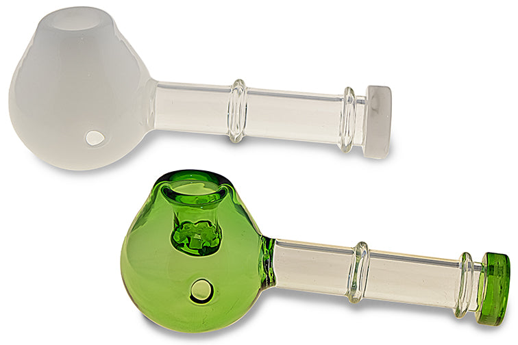 Portable 5-Inch Glass Pipe with Built-in Screen