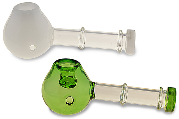 Portable 5-Inch Glass Pipe with Built-in Screen