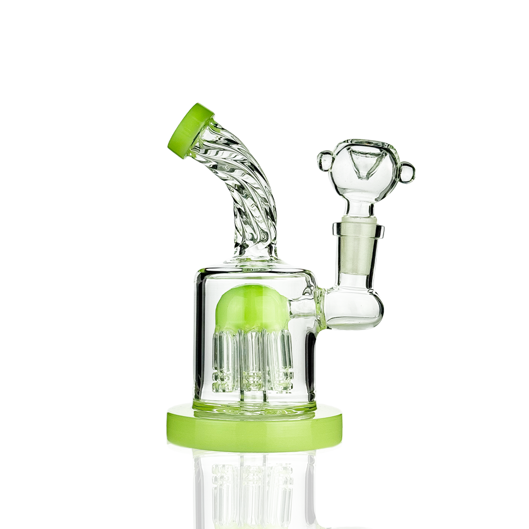 5-inch Slime Tree Perc Water Pipe with 14mm Bowl