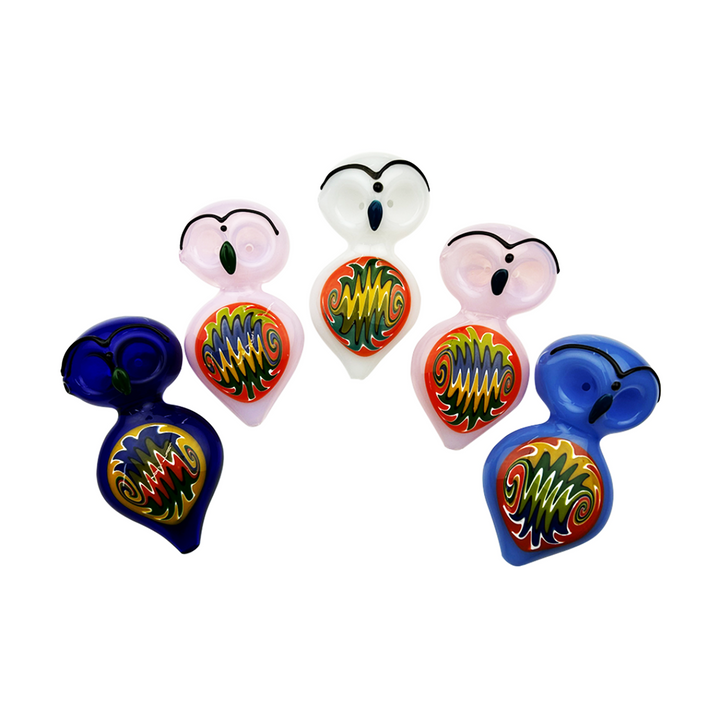 4.5 Inch Owl Slime Tube Hand Pipe