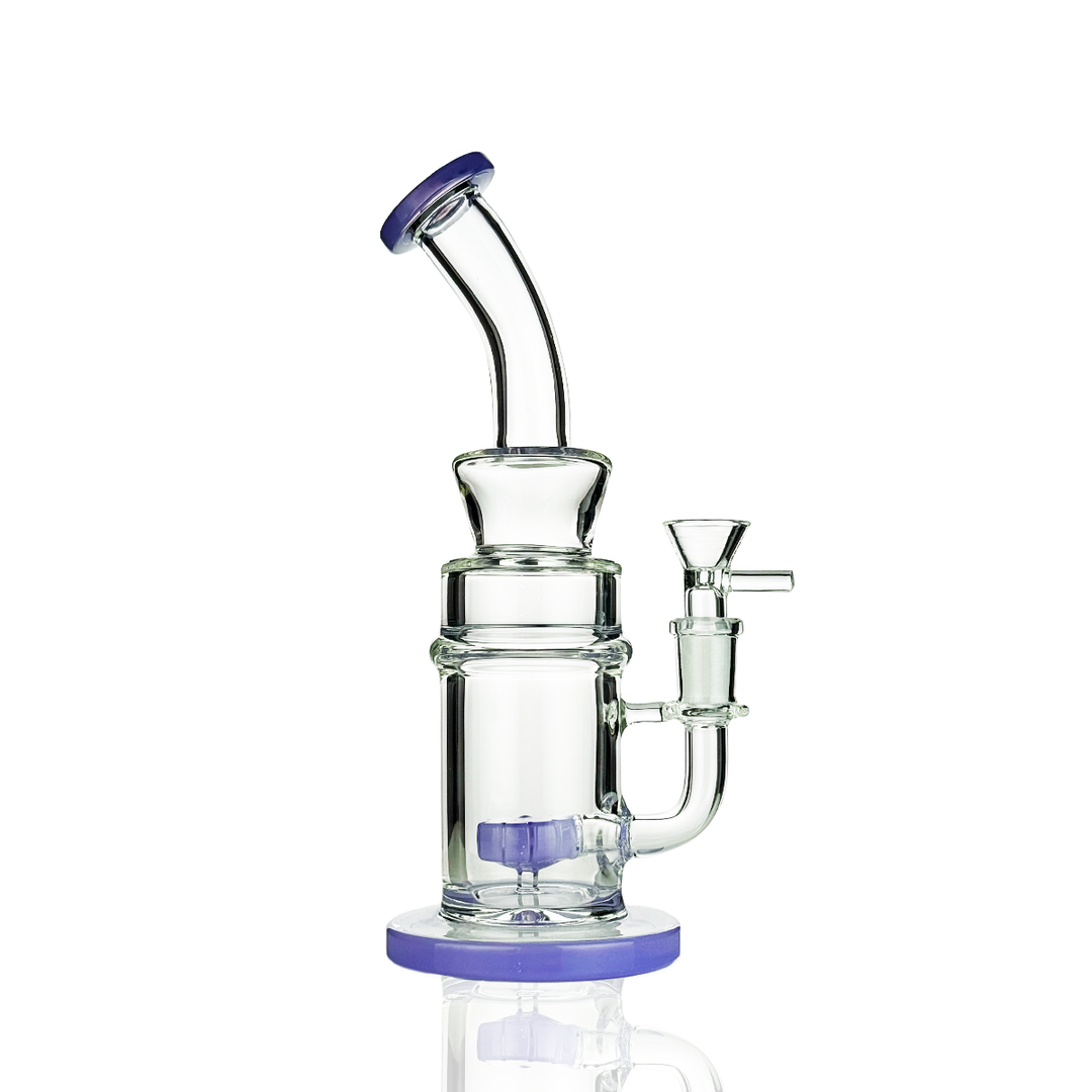 8 Inch Slime Green Showerhead Perc Water Pipe