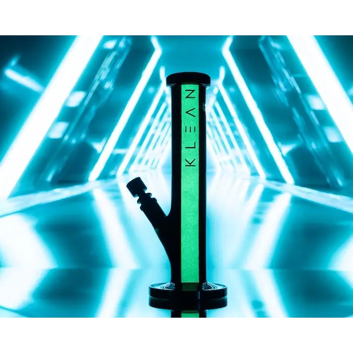 Klean Black Series Heavy Duty Glass Straight Tube Water Pipe