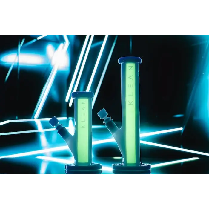 Klean White Series Heavy Duty Glass Straight Tube