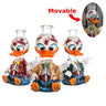8" Duck Themed Water Pipe - 14mm Bowl Included