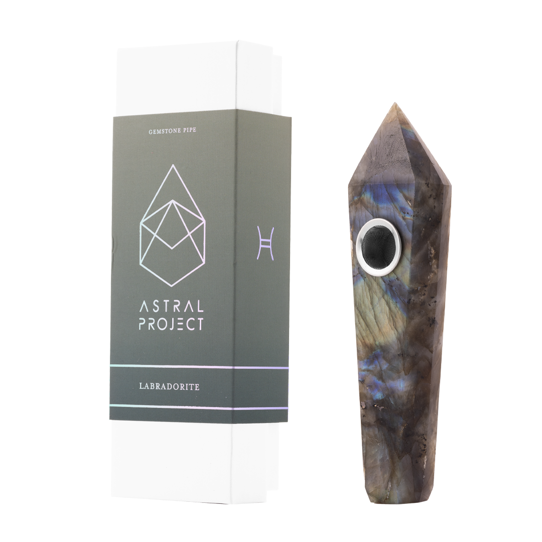 Astral Project 4.25 Inch Gemstone Hand Pipe