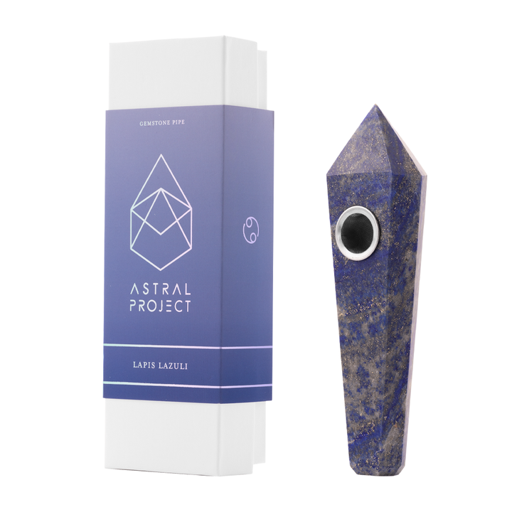 Astral Project 4.25 Inch Gemstone Hand Pipe