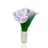 Lavender Tulip Bowl Piece by Empire Glassworks