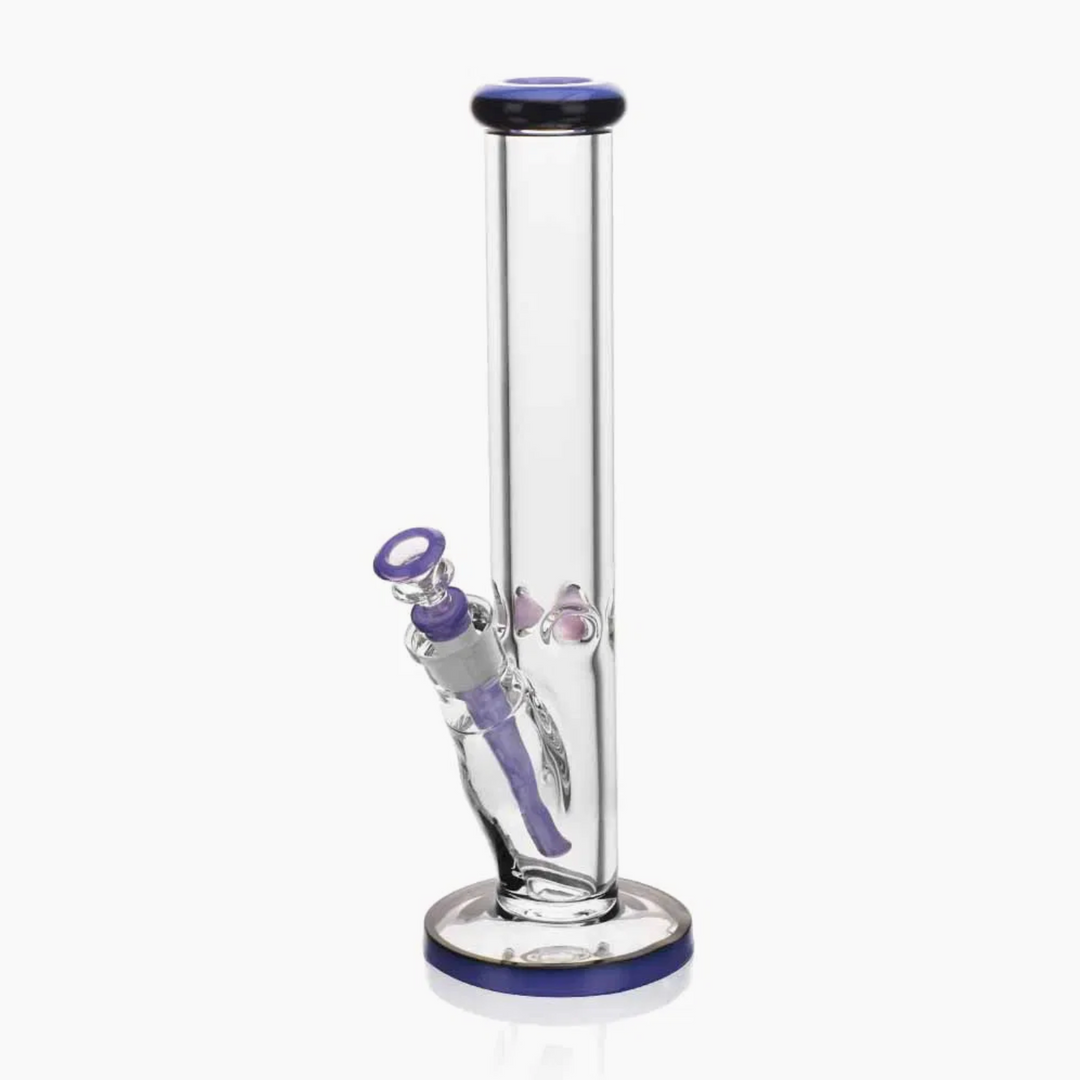 14 Inch Slime Straight Bong - 9mm Glass