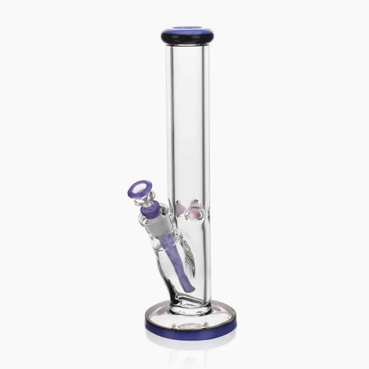 14 Inch Slime Straight Bong - 9mm Glass