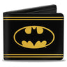 Premium Vegan Leather Batman Shield Licensed Bi-fold Wallet for Men