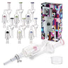 8-Inch Recycler Nectar Collector with Ceramic Nail