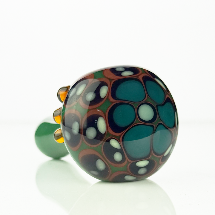 4.5" Artistic Head Color Tube Glass Pipe