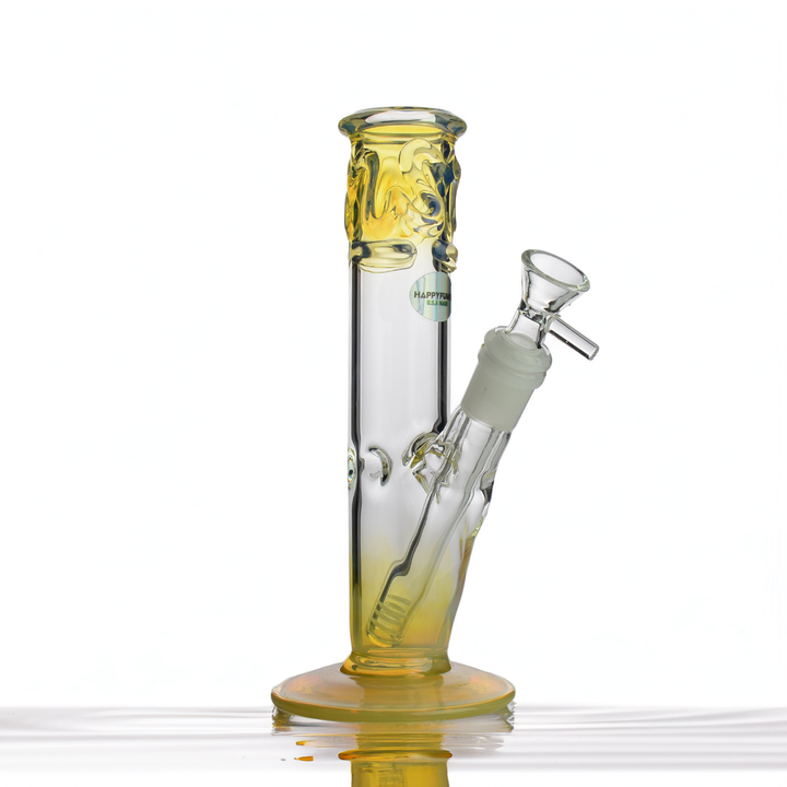 8 Inch Fumed Glass Straight Tube Water Pipe