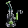 Lookah Biigo Glass Tinted Water Pipe 7 Inch Colorful Dab Rig