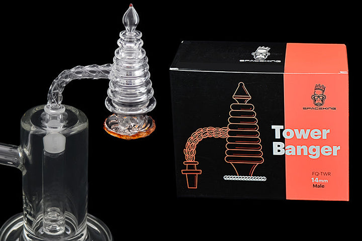 Premium Quartz Tower Banger Kit with Pearls