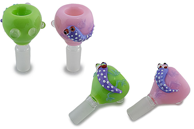 Wormy Hitchhiker 14mm Glass Bowl