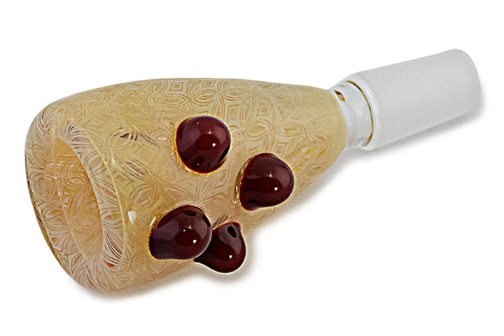 14mm Patterned Glass Bowl with Deep Chamber