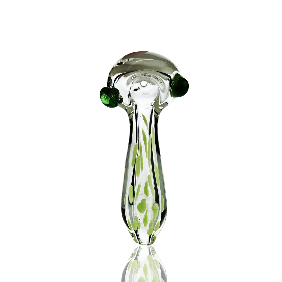 4 Inch Double Glass Slime Dot Hand Pipe