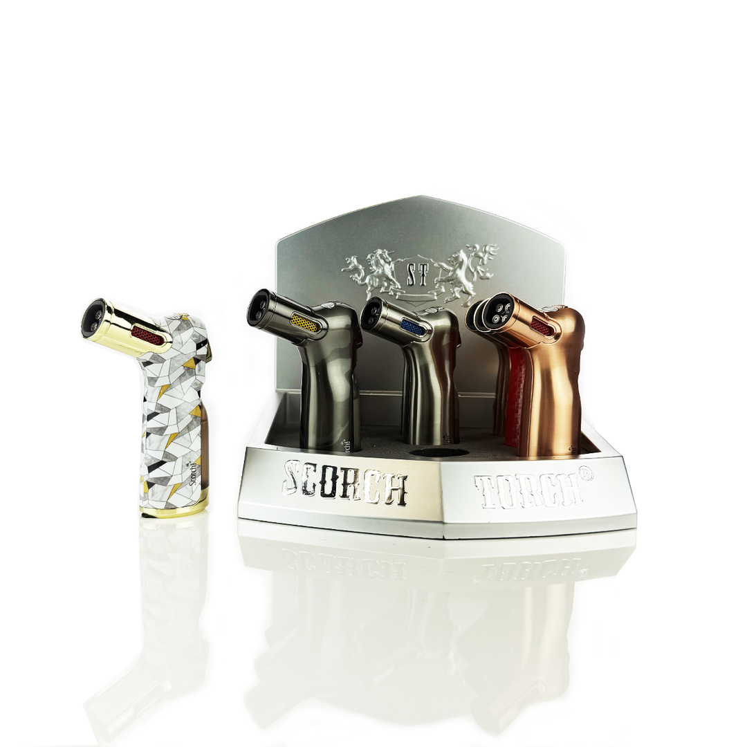 9-Pack Flint Ignition Torch Display