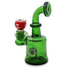 Mini Water Pipe with Flower Bowl 6 Inch Glass Design