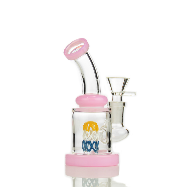 5.5" Slime Bong with Wire Shower Perc, 14mm Bowl