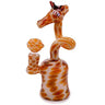 Mr Giraffe 6 Inch Glass Bubbler Water Pipe