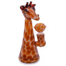 Mrs Giraffe 6 Inch Glass Bubbler Water Pipe