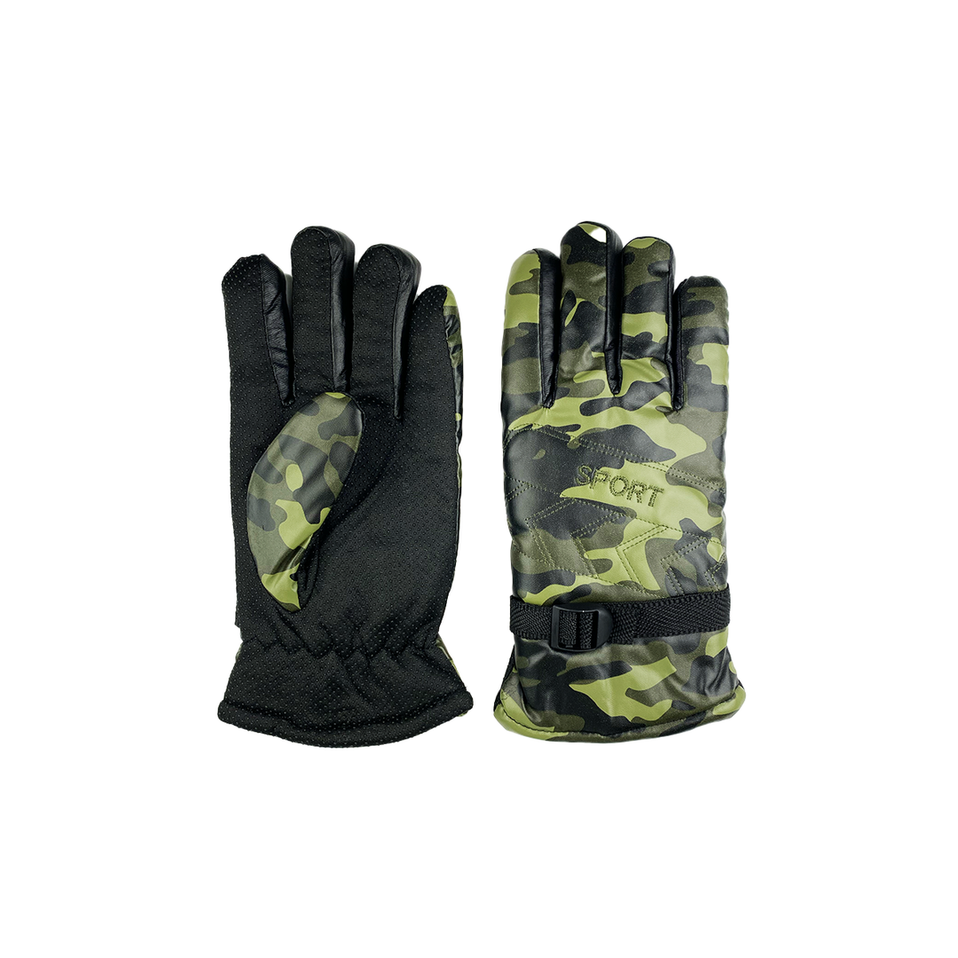 Waterproof Winter Sports Gloves - Non-Slip Leather