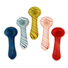 3.5 Inch Glass Spoon Pipe with Spiral Design