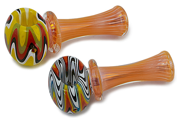 Compact Fumed Glass Hand Pipe