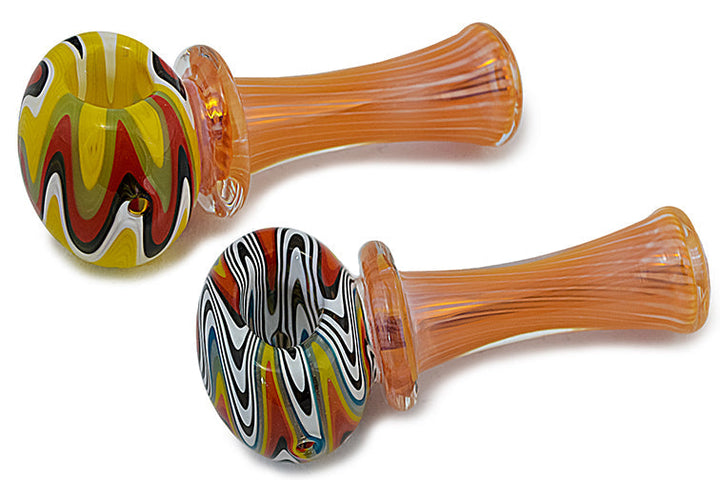 Compact Fumed Glass Hand Pipe