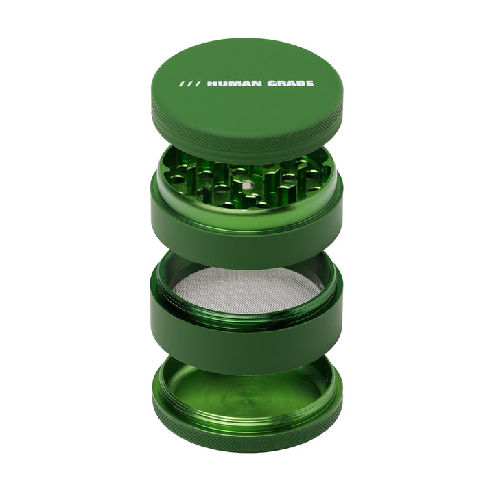 Human Grade 2.5" 4-Piece Rubberized Grinder