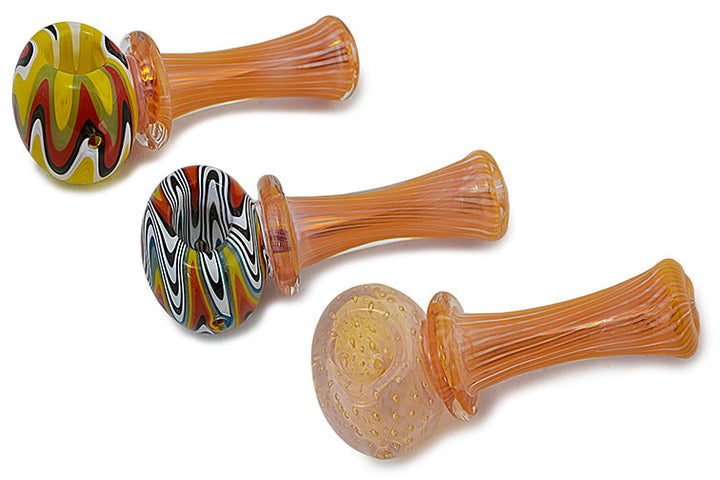 Compact Fumed Glass Hand Pipe