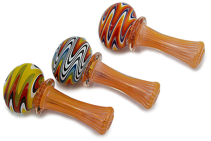 Compact Fumed Glass Hand Pipe