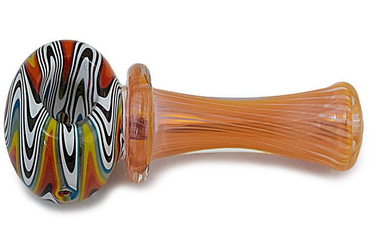 Compact Fumed Glass Hand Pipe