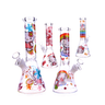 10 inch Decal Beaker Bong with 14mm Bowl