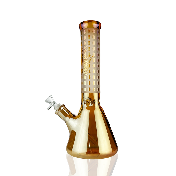 14 Inch Electroplated Beaker Bong with 14mm Bowl