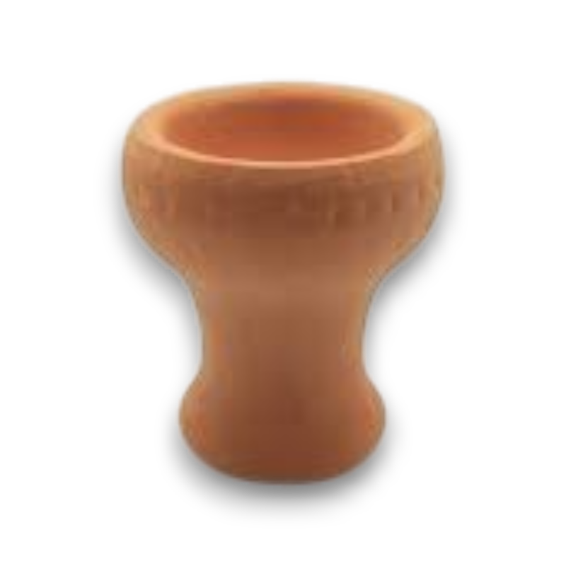 Sturdy Tan Clay Hookah Head