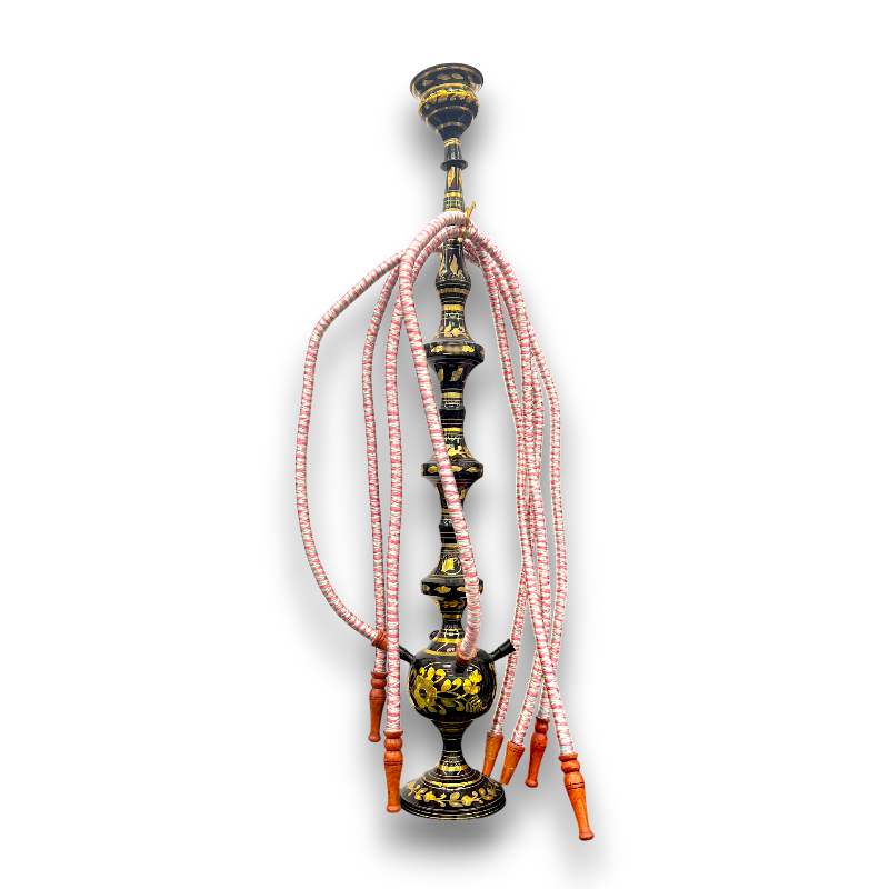Classic 36-Inch Engraved Brass Hookah