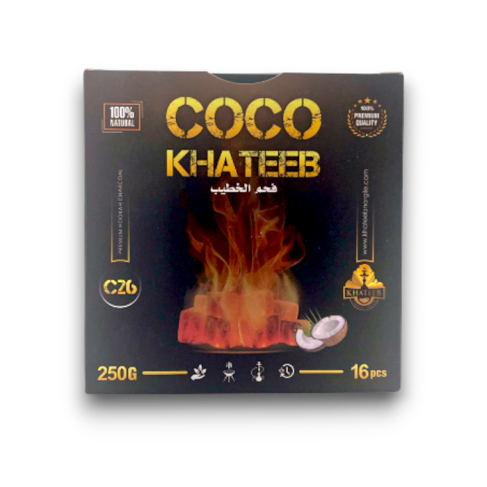 Khateeb 16-Pack Hookah Charcoal Bricks