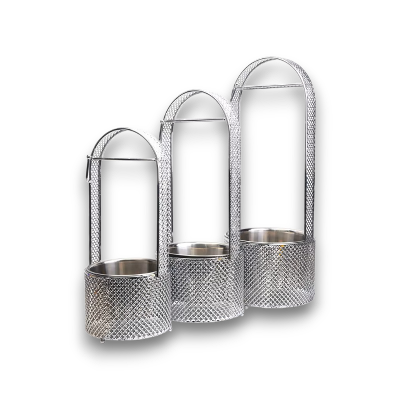 Hookah Charcoal Basket Trio Set